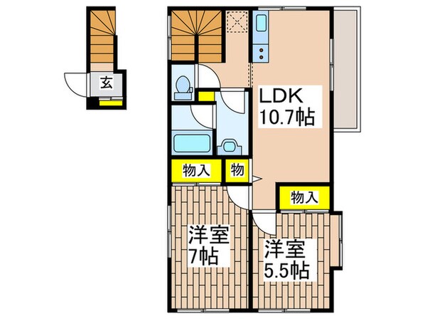 藤が谷4丁目貸家の物件間取画像